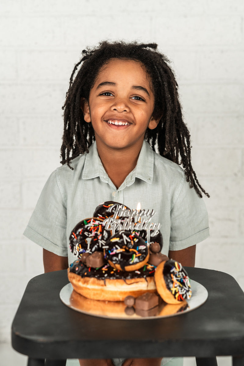 Last Minute Donut Cake