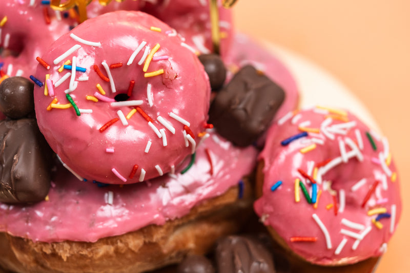 Last Minute Donut Cake