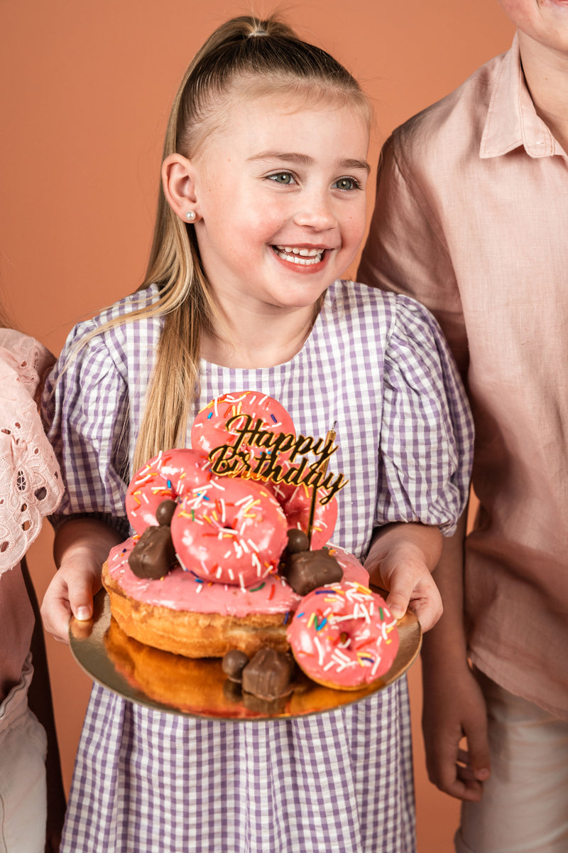 Last Minute Donut Cake